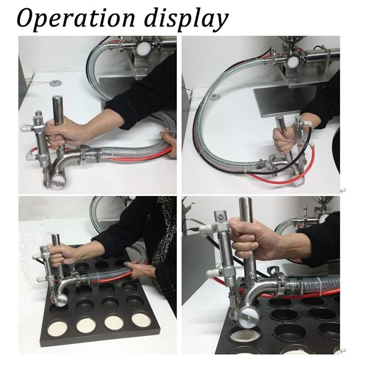 Good Quality Cake Piston Fill Machine Cake Batter Filling Machine Mini Cake Machine That Fills And Assembles