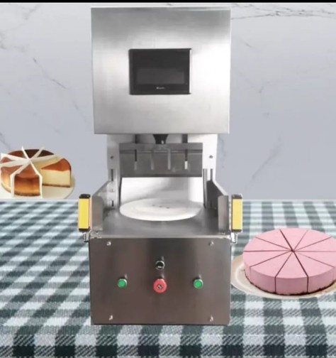 Ultrasonic Round Cake Cutting Machine